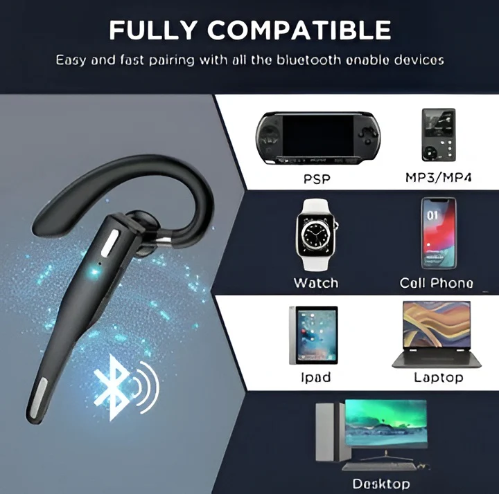 Bluetooth 5.1 Trucker Headset with Dual Mic Noise Cancelling - Image 6