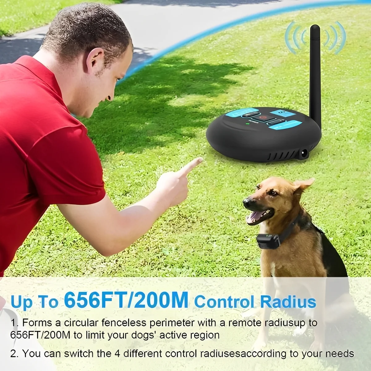 Wireless Dog Boundary System with Remote Training Control - Image 13