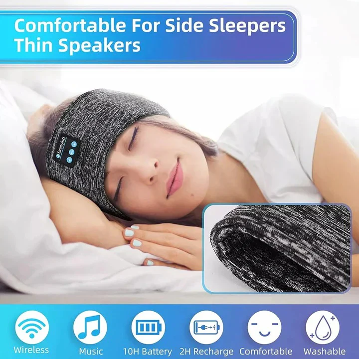 Wireless Sleep Headband and Sports Headphones for Workouts - Image 2