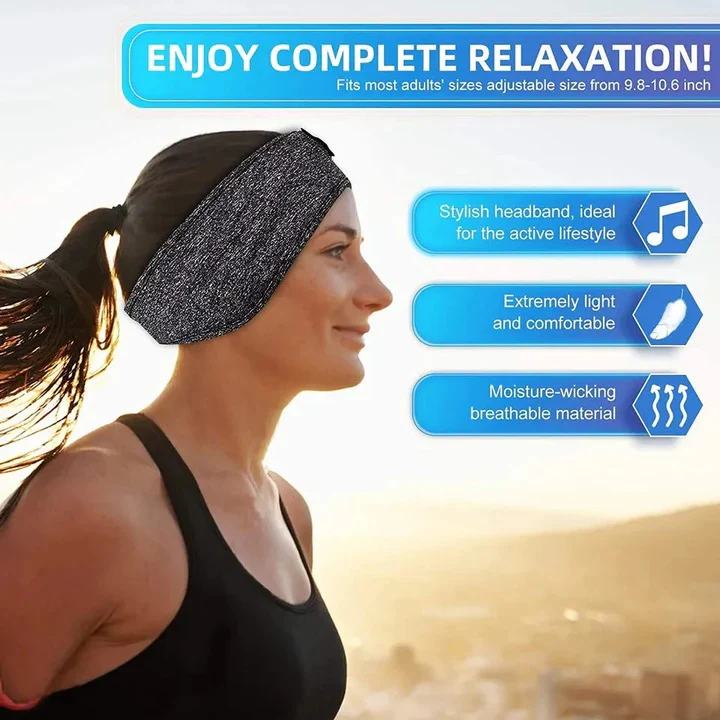 Wireless Sleep Headband and Sports Headphones for Workouts - Image 3