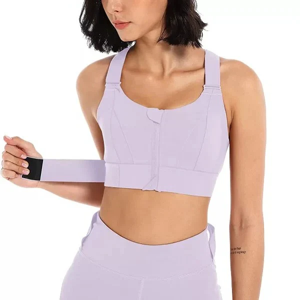 Women’s High Impact Sports Bra with Adjustable Straps - Image 2