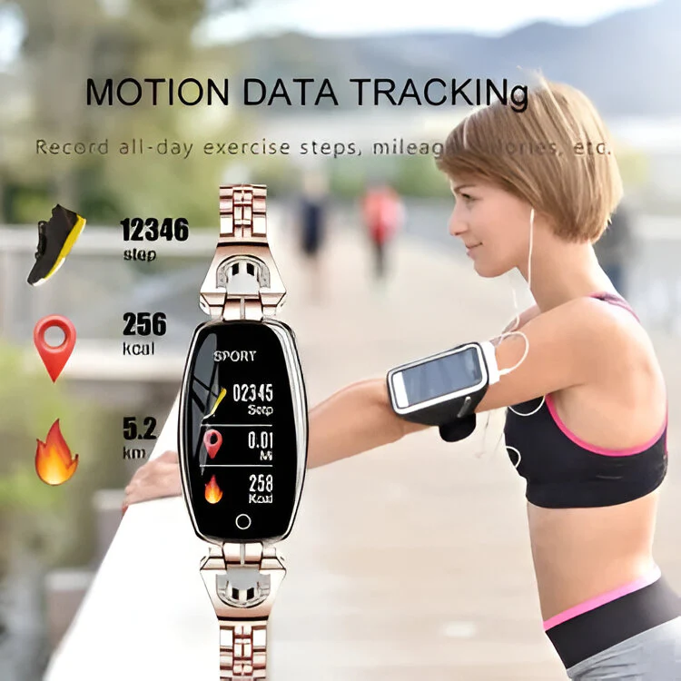 Women’s Smart Fitness Tracker with HR Monitoring - Image 4