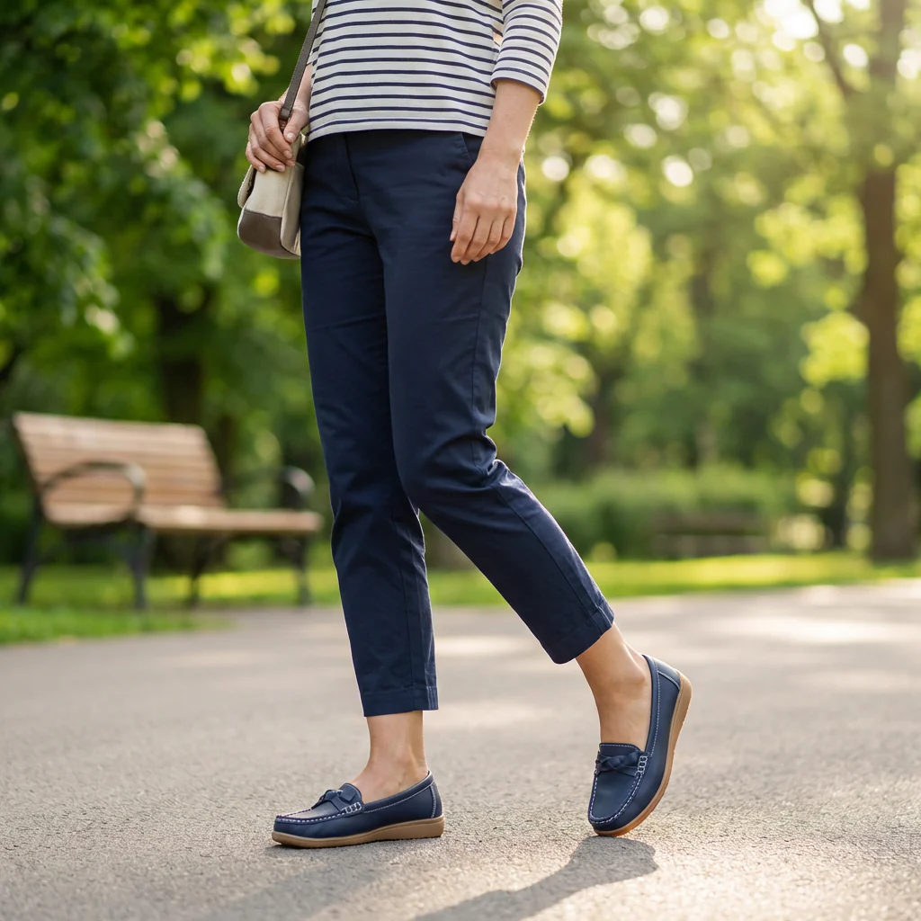 Women’s Slip-On Walking Loafers, Supportive Casual Shoes - Image 2