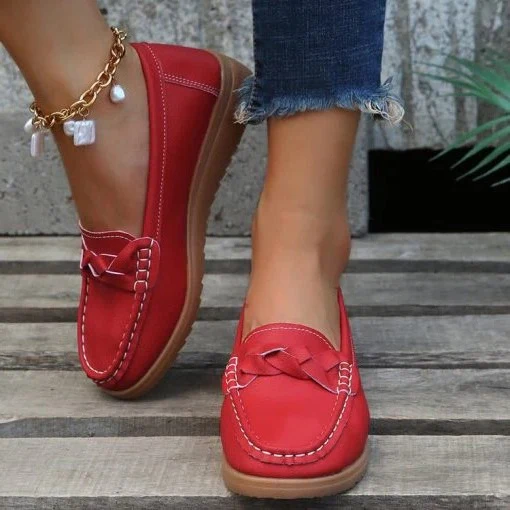 Women’s Slip-On Walking Loafers, Supportive Casual Shoes - Image 5
