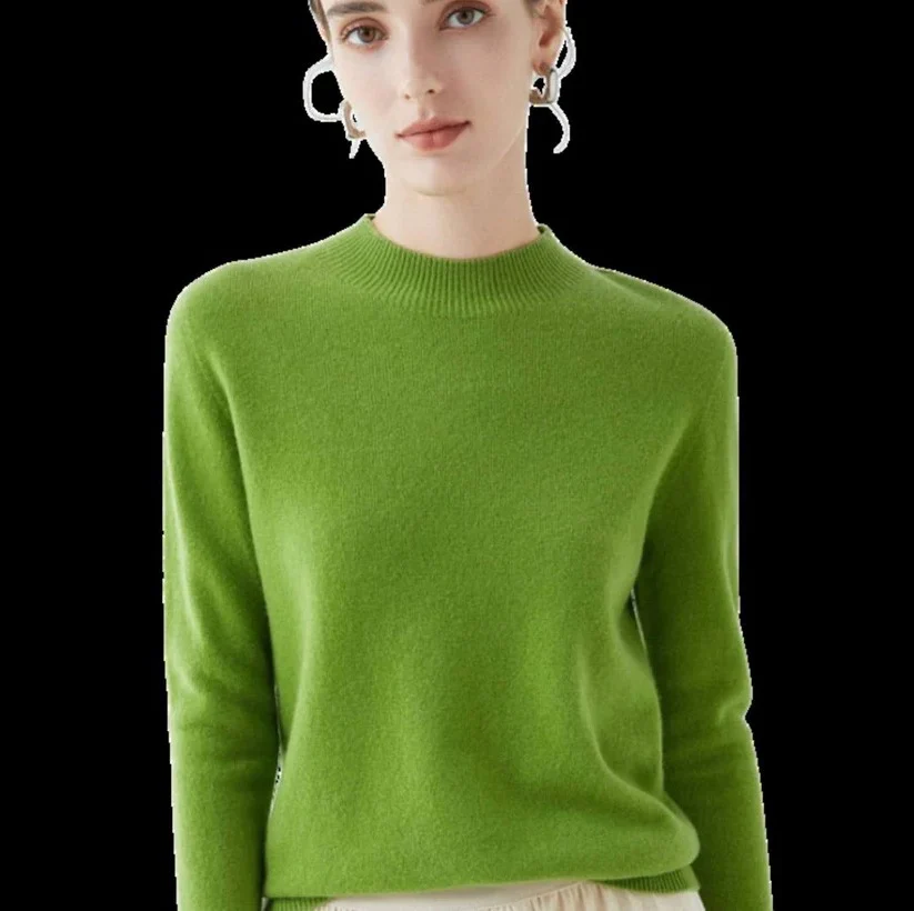 Women's Cashmere Knit Pullover Sweater for Cold Weather - Image 20