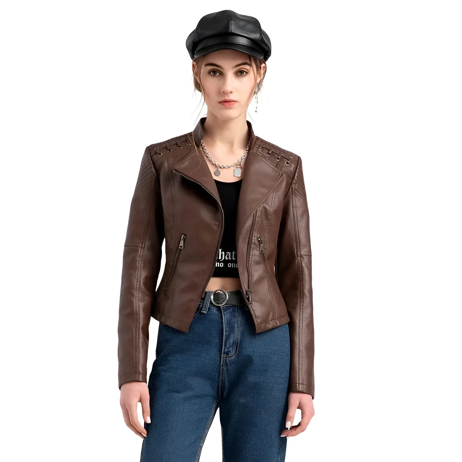 Women's Elegant Vintage Jacket - Image 15