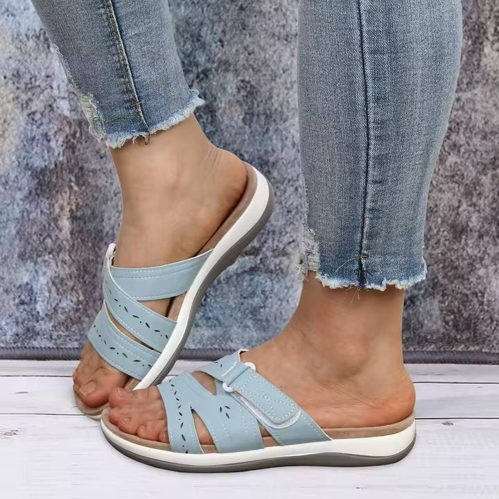 Adjustable Women’s Slide Sandals with Open Toe Design - Image 6
