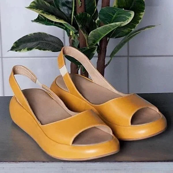 Slip On Sandals with Open Toe Design and Elastic Band - Image 2