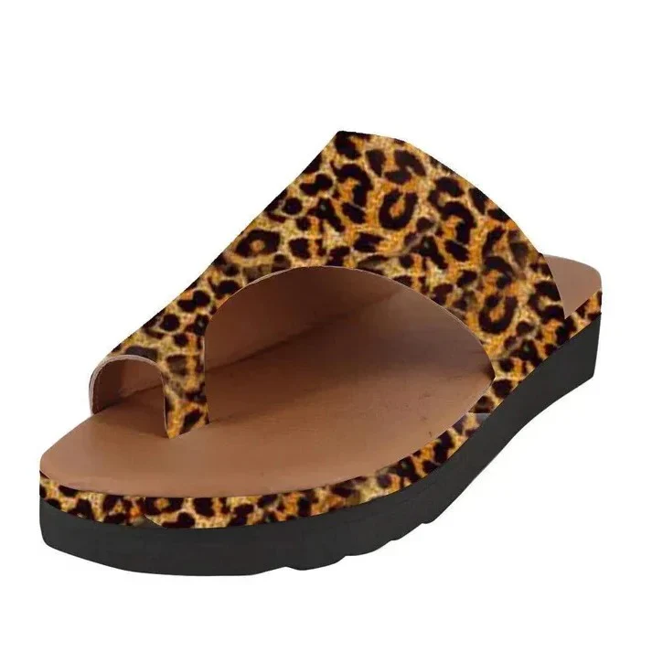 Women's Thick Sole Platform Sandals with Toe Ring Strap and Suede Upper Finish - Image 16