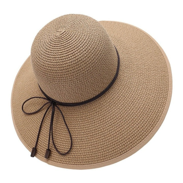 Women’s Wide Brim Hat With Adjustable Fit and Foldable Design - Image 2