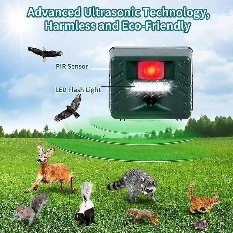 Woodpecker Ultrasonic Repeller for Effective Bird Control - Image 3