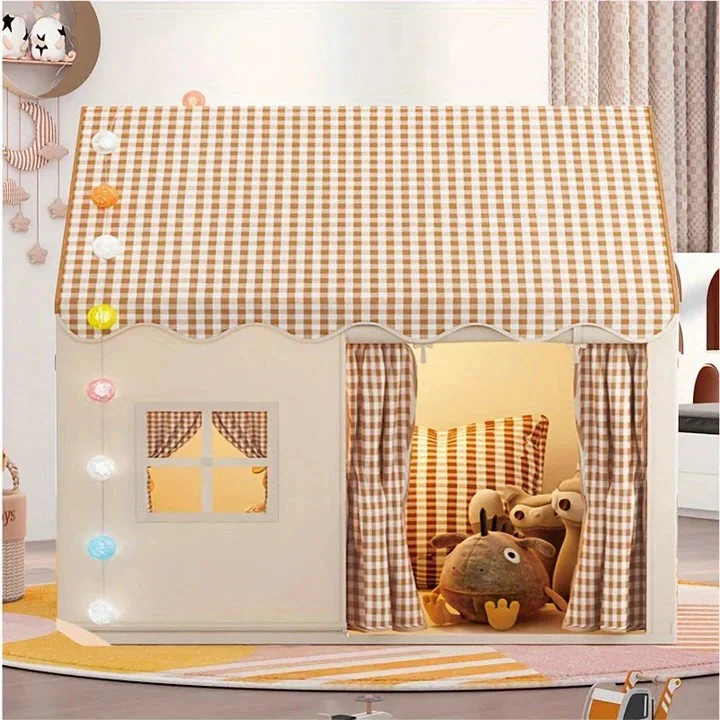 Kids Indoor Playhouse Tent with Enclosed Space - Image 5